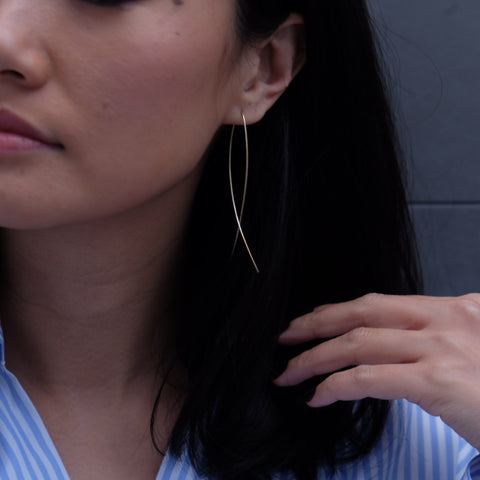 Lucette Minimal Hook Earrings