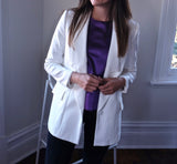 Repeller White Boyfriend Blazer