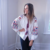 EMELINE EMBROIDERED BLOUSE