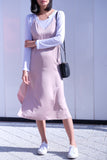 Omalia Silky Slip Dress -Dusty Pink