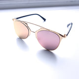 Morocco Rose Gold Frame Pink Sunglasses - HELLO PARRY Australian Fashion Label 