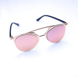 Morocco Rose Gold Frame Pink Sunglasses