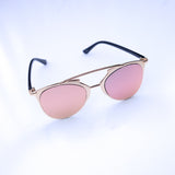 Morocco Rose Gold Frame Pink Sunglasses