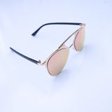 Morocco Rose Gold Frame Pink Sunglasses