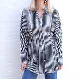 ELSE OVERSIZE STRIPE SHIRT