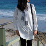 Harper Wrap Around Sleeve Shirt - HELLO PARRY Australian Fashion Label 