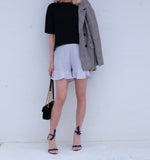 LEANNE RUFFLE SHORTS