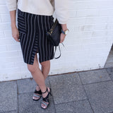 Tess Pinstripe Skirt