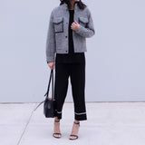 Aspen Pocket Grey Jacket - HELLO PARRY Australian Fashion Label 