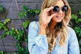 Estonia Round Oversized Sunglasses - HELLO PARRY Australian Fashion Label 