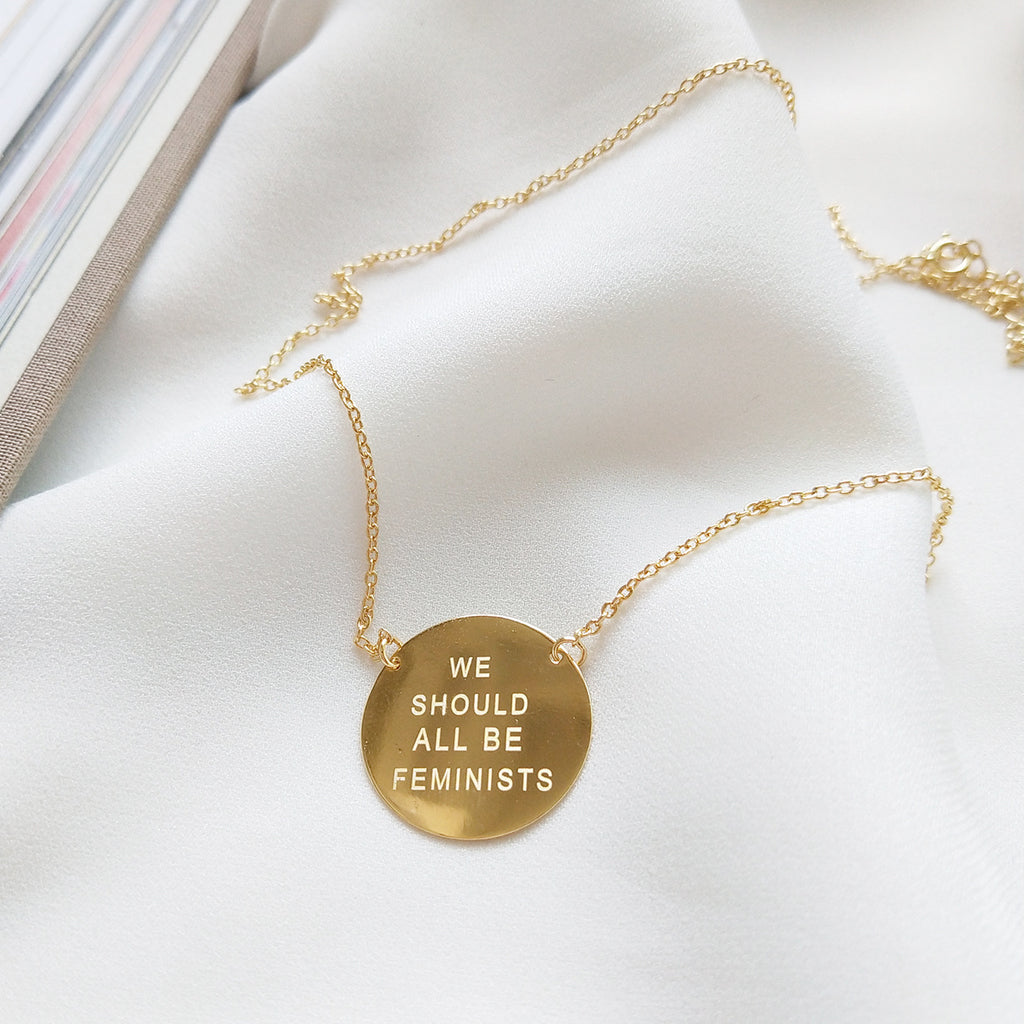 Feminist Gold Chain Necklace – HELLO PARRY