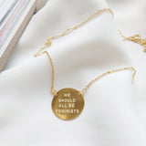 Feminist Gold Chain Necklace