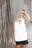 PEER Choker Top - HELLO PARRY Australian Fashion Label 