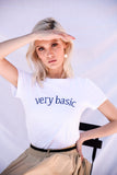 VERY BASIC EMBROIDERED TEE