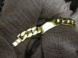 Gold ID Chain Bracelet - HELLO PARRY Australian Fashion Label 