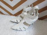 Miranda Pointy Heels- WHITE - HELLO PARRY Australian Fashion Label 