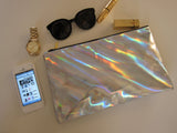 Super Oversize Holographic Clutch