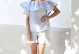 LEANNE RUFFLE SHORTS