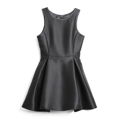 Jasmin Sleeveless Flare Dress - Black - HELLO PARRY Australian Fashion Label 