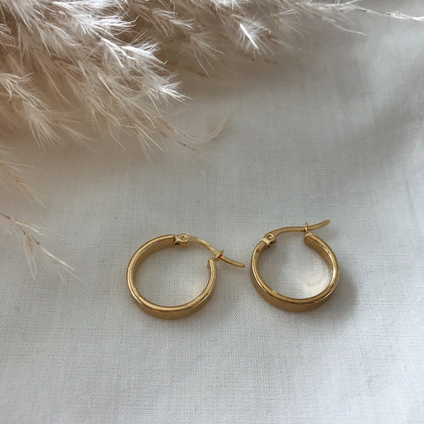 Milly Gold Band Hoops
