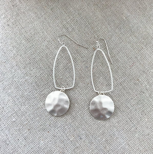 Collins Statement Earrings - Silver