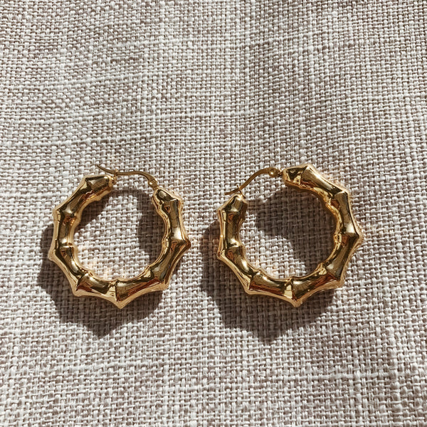 Sophie Bamboo Hoops