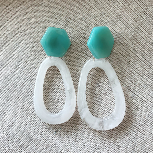Riley Turquoise Statement Earrings