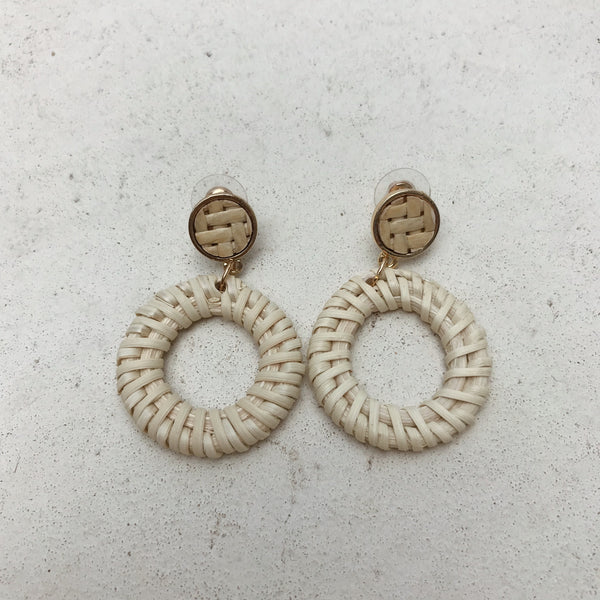 Matteo Ivory Earrings - Small