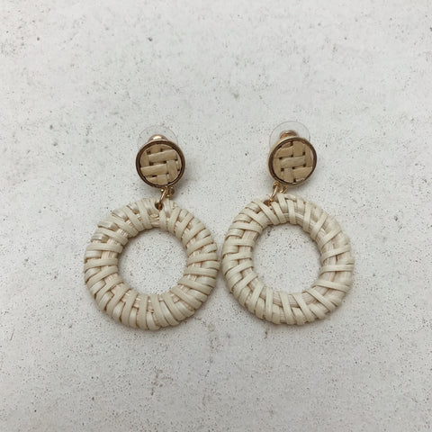 Matteo Ivory Earrings - Small