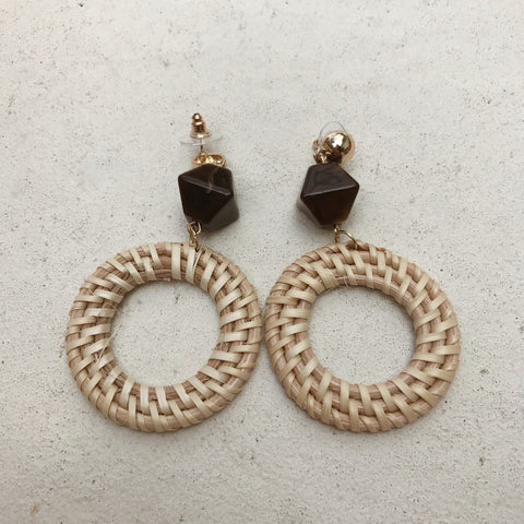 Mercede Hollow Circle Earrings