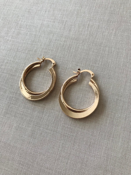 Pascale Twist Hoop Earrings