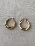 Pascale Twist Hoop Earrings