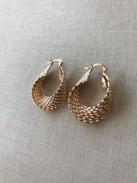 Jupiter Wave Mini Hoop Earrings