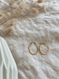 Tanya Flat Hoops