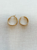 Eloise Textured Hoops