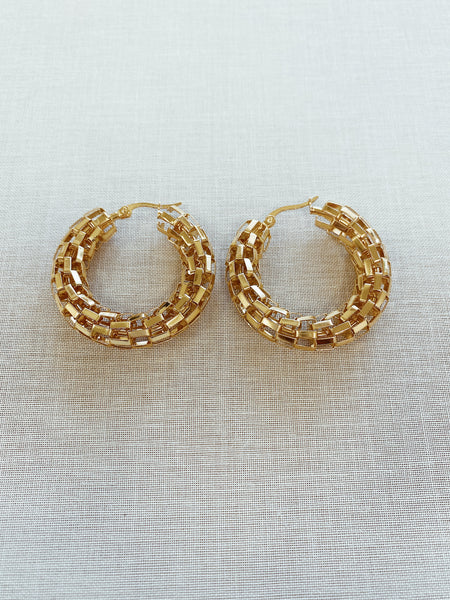 Callie Chain Hoops