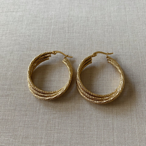 Piper Twist Hoops