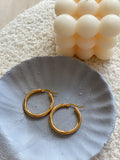 Ginny Textured Hoops