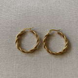 Cole Rope Twist Hoops