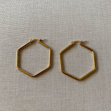 Ryder Large Hexagon Hoops