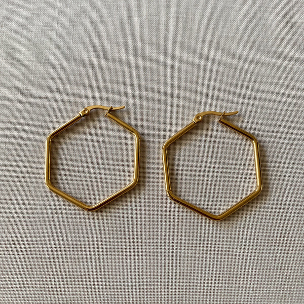 Ryder Large Hexagon Hoops