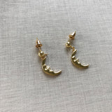 Half Moon Face Earrings