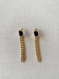 Olivia Gemstone Drop Luxe Earrings - Sapphire
