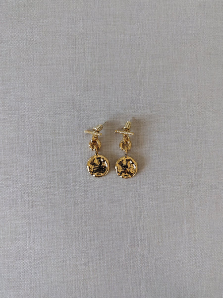 Everly Textured Drop Luxe Earrings