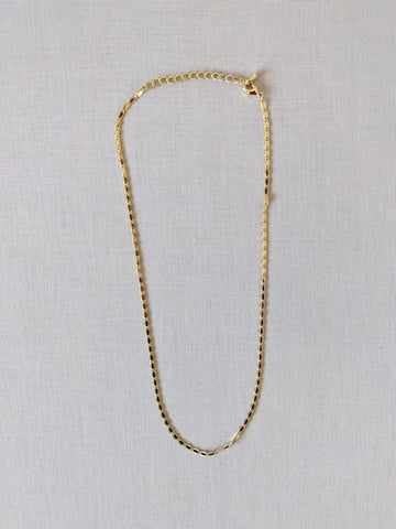 Naomi Flat Chain Luxe Necklace