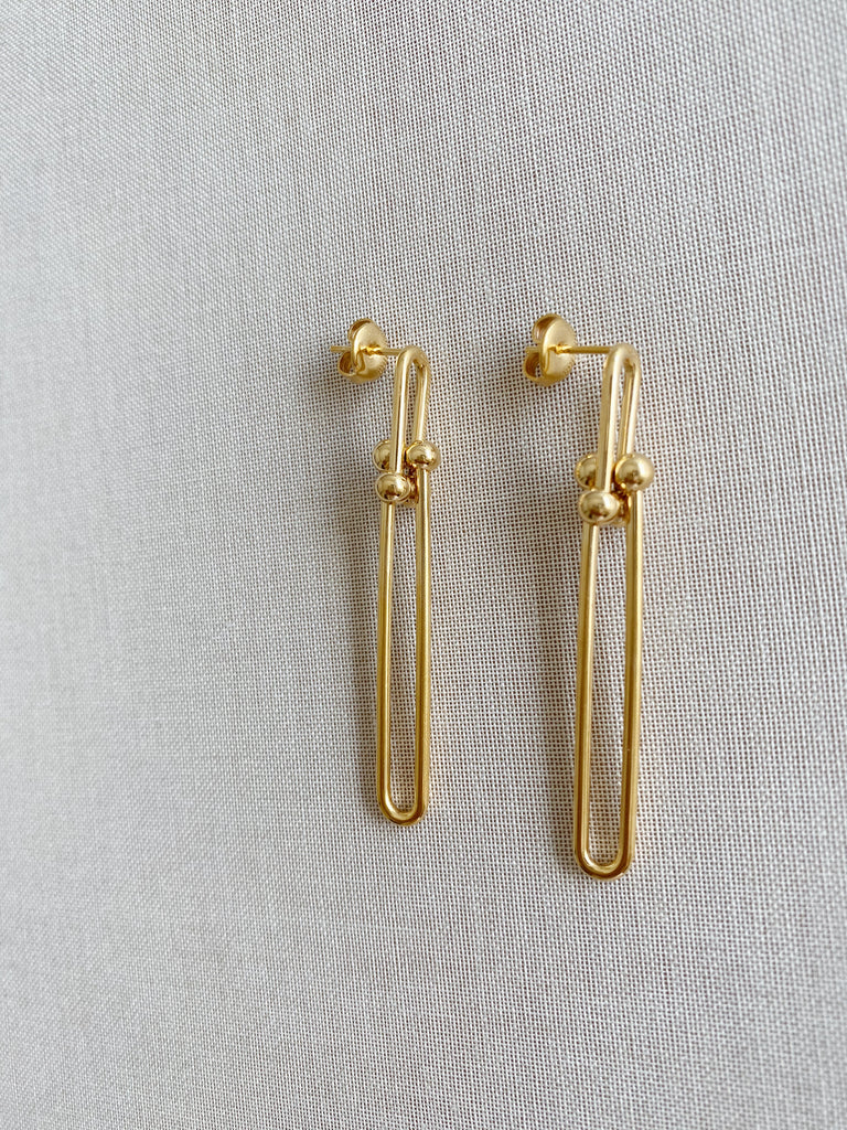 Pin on sale drop earrings