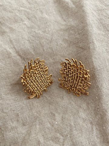 Delia Woven Luxe Earrings