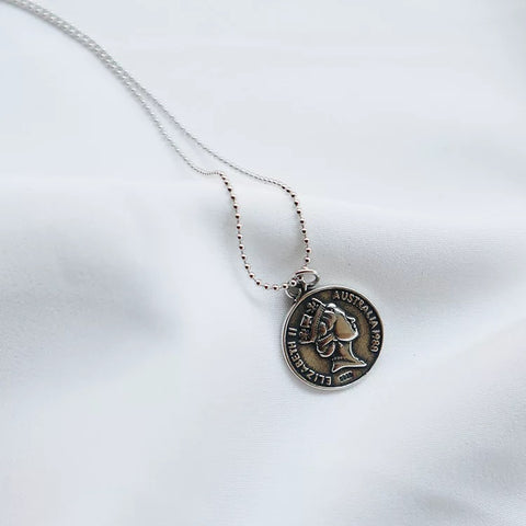 Elizabeth Coin Necklace - 45cm