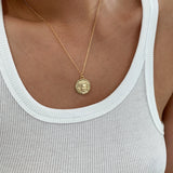Greek Goddess Pendant Necklace