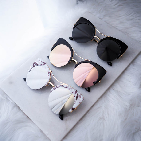 Kosovo Cat Eye Sunglasses - HELLO PARRY Australian Fashion Label 